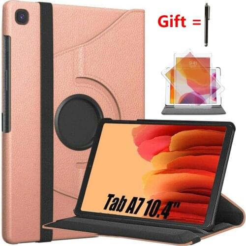 2021 New Case for Samsung Galaxy Tab A7 Lite 8.7'' SM-T220 T225 360 Rotating Bracket Leather Cover for Galaxy Tab A 8.0inch 2019