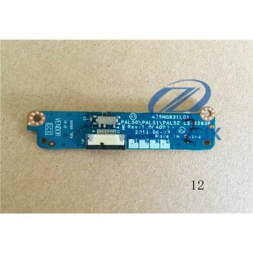 Original For Dell Latitude E6430 Volume Button Wireless Switch Board QAL80 LS-7783P 0VKR87 VKR87 100% Test ok