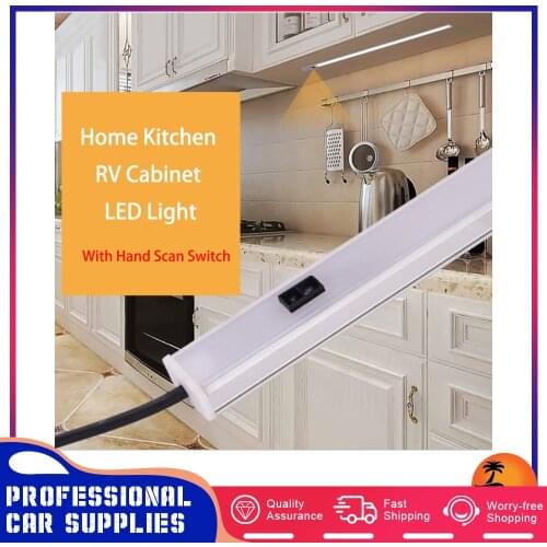 2pcs 4500k 12V Camper Accessories Light Car Cabinet Light Awning RV Interior Marine Caravan Cabinet LED Kitchen Lamp