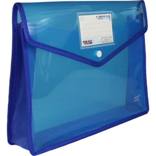 A4 B4 Transparent Document Storage Organizer Three-Dimensional Papers File Bag C90C