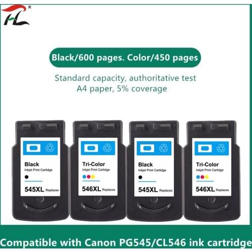 Compatible PG545 CL546 XL ink cartridges for Canon PG-545 pg 545 CL-546 for Canon IP2850 MX495 MG2950 MG2550 MG2450