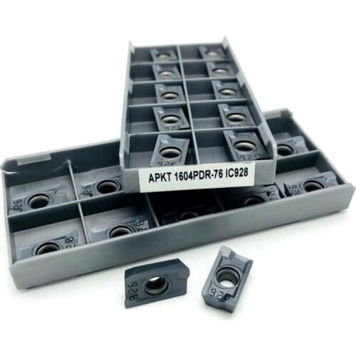 100pcs Turning Tool APKT1604 PDR 76 IC928 Carbide Insert Milling Turning Tool Cutting Tools Turning Insert Lathe Turning Tool