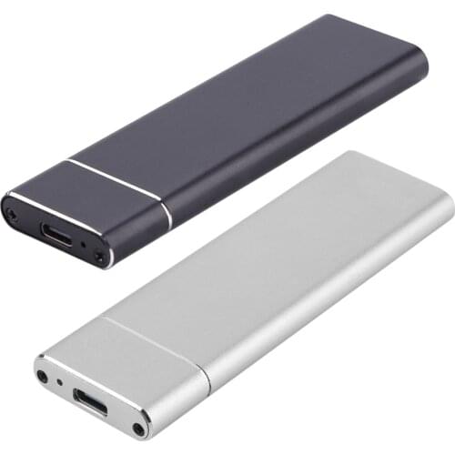 USB 3.1 Type-C to M.2 NGFF SSD Mobile Hard Drive Disk Box 6Gbps External Enclosure Case for M2 SATA SSD USB 3.1 2260/2280