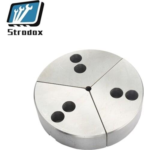 High quality Hydraulic Three-jaw fan-shaped Hydraulic chuck fan claw soft claw raw claw three claw 5 6 8 10 12 inch non-standard