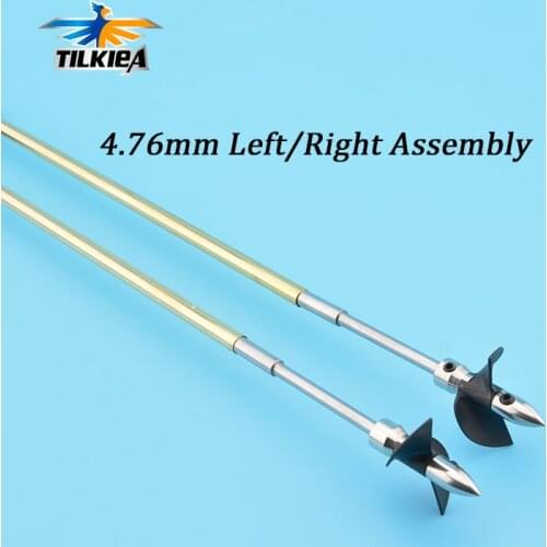 High Quality A set 4.76mm 3/16'' Flex Cable Prop Shaft Brass Tube Plastic Pipe For RC Boat