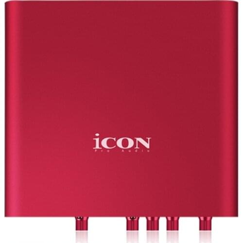 ICON Mobile U sound card 4-In/4-Out USB Recording Interface Full duplex simultaneous record/playback individual gain control