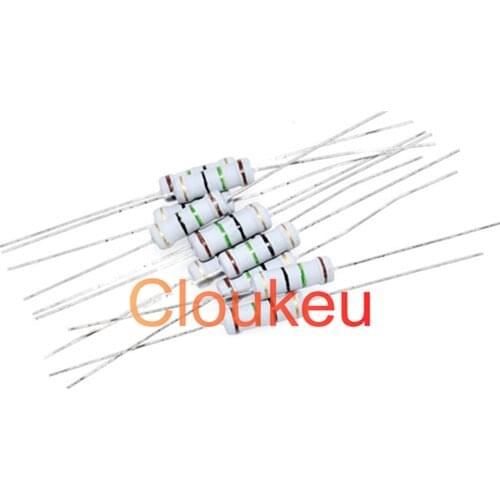 1W 5% Color Ring Wirewound Fuse Resistance KNP 10R 22R 33R 39R 47R 68R 100R 200R Ohm