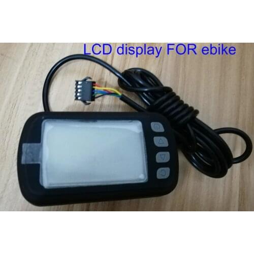 24v36v48v Speedometer 5 Wires Lcd Display Manual Control Panel For Electric Scooter Electric BICYCLE MTB Conversion Parts Gauge