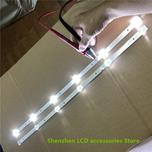 30Pieces/lot for New led backlight for 32inch strip LE-8822A SJ.HL.D3200601-2835BS-F 6v 6lamp 100%NEW