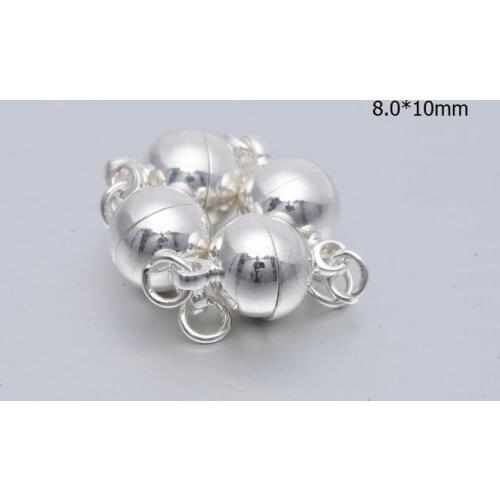 50PCS/Lot Bracelet Necklace Magnetic Magnet Clasps 7.0*11.0mm FASHION