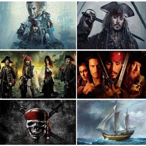5d Diamond Painting Disney Pirates of the Caribbean Full Drill Square/Round Diamond Embroidery Fall Decorations For Home Decor