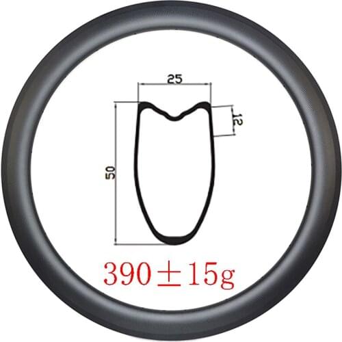 700c 50mmx25mm Tubular carbon rim deep 25mm basalt braking UD 3K 12K matte glossy 18H 20H 24H 28H 32H Gravel Road Bicycle Wheel