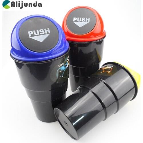 Alijunda Car Trash Can Garbage Dust For Audi A-series C-series S-series SQ-series RS-series Q3 Q5 SQ5 Q7