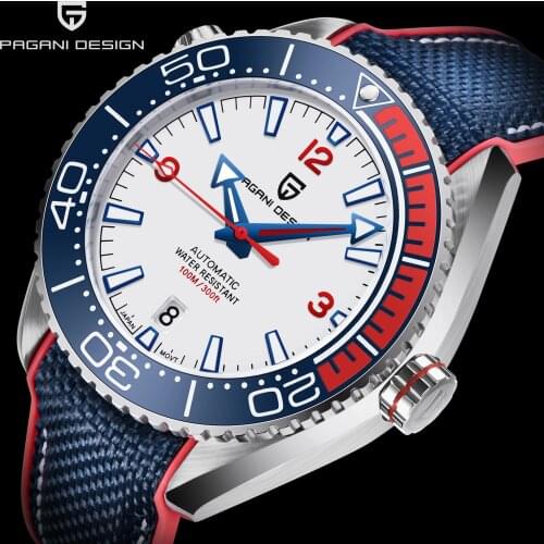 PAGANI DESIGN Top Brand Men Mechanical Wristwatch Luxury Sapphire Glass Watch for Men Stainless Steel Waterproof Automatic Watch