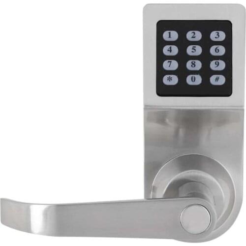 Electronic Code Door Lock Zinc Alloy Safety Password lock Support RF Card/Remote Control/Key/Password Unlock for Right/Left Door