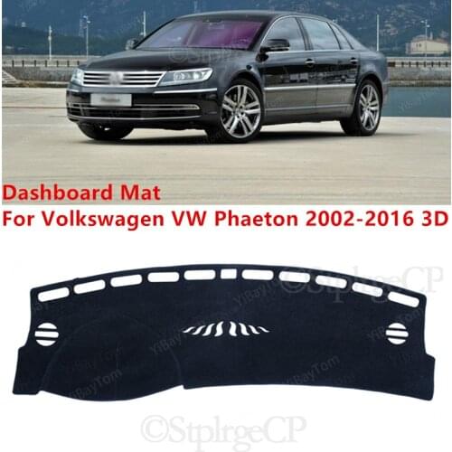 ForVolkswagen VW Phaeton 2002-2016 3D Anti-Slip Mat Sunshade Dashmat Protect Carpet Dashboard Cover Pad Accessories