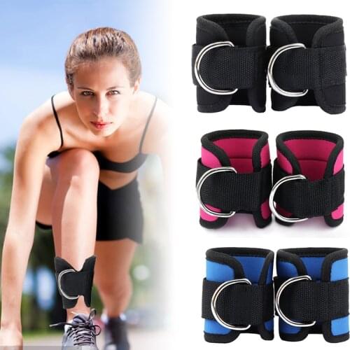 Hot 2pcs Ankle Straps Leg Strength Training Weight-bearing Power Belt Foot Ring Fitness Taekwondo N66