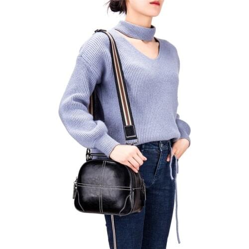 Fashion Shoulder Bag Females Cow Leather Handbags New Women Messenger Bags Luxury Handbags Women Bags Designer Jelly Bag