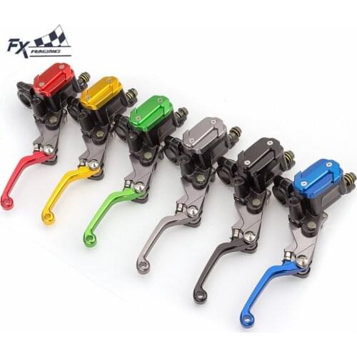 Motorcycle Dirt Bike Master Cylinder Reservoir Brake Clutch Lever 7/8" 22mm For Honda SL230 1997 - 2004 CRM250R CRM250AR 94 - 99