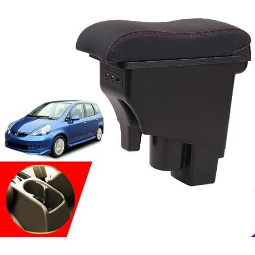 For Honda Fit Jazz hatchback armrest box USB interface 2004-2007