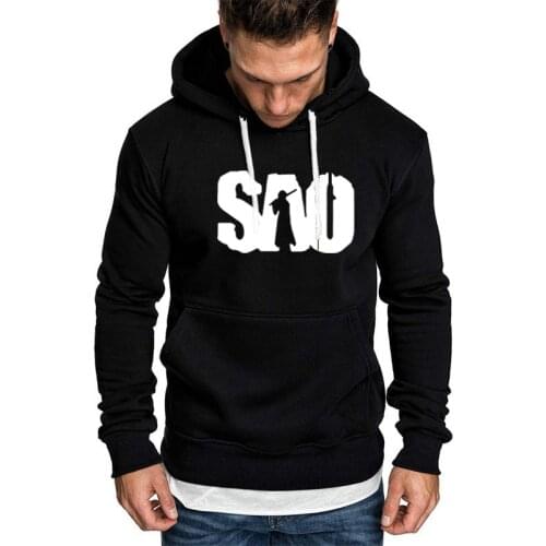 SAO Sword Art Online Winter Autumn Hoodies Men Anime COS Clothing Fleece Sweatshirt Mens Hip Hop Hoodies harajuku Streetwear