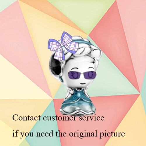 2021 Autumn New Style 925 Sterling Silver Princess Charm, Original 1:1 High-quality Jewelry, Suitable For Diy Bracelet Making