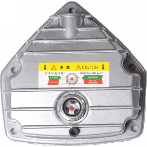 TUXING Air Compressor Front Oil Metal Cover for Single or Double Cylinder Compressor Front Cover Rubber Pad