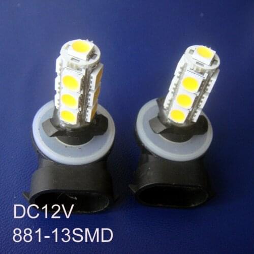 High quality 12v 881 Led Auto Fog Lamp,Car 881 Led Bulb Lamp Light free shipping 50pcs/lot