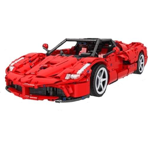 Winner 7051Racers MOC Super Racing 1:10 Scale Sports RC Car Fit Building Blocks Bricks Toys For Children
