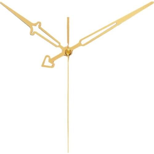 1set S Shaft Clock Hands 9626# Gold Metal Aluminum Material Quartz Clock Accessory High Quality DIY Clock Kits