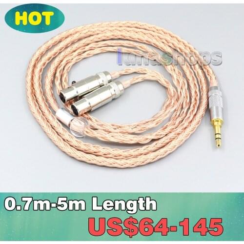 16 Core 99% 7N OCC Earphone Cable For For For HEDD Air Motion Transformer HEDDphone ONE Headphone LN006753