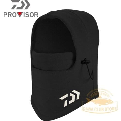2020 Daiwa Winter Fishing Hats Multifunctional Outdoor Bicycle Headwear Magic Fishing Hat Bib Winter Ski Windproof Warm Headgear