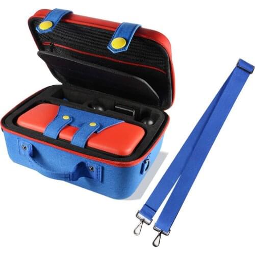2021 Travel Carrying Case Compatible With Nintendo Switch Cute and Deluxe,Protective Hard Shell Carry Bag for Mario Fans 2in1