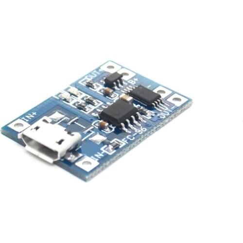 5V Micro USB 1A 18650 Lithium Battery Charging Board With Protection Charger Module