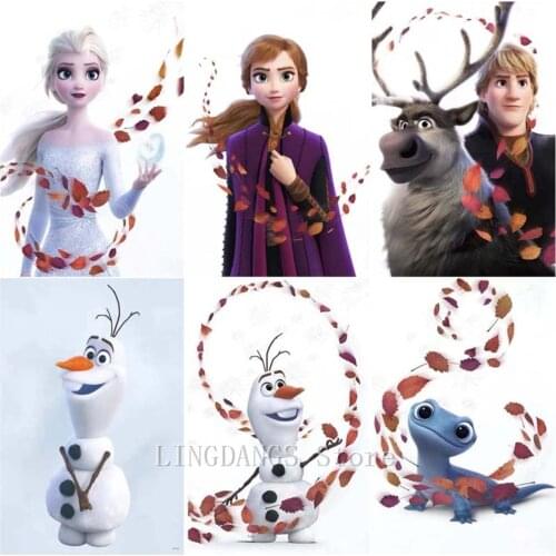 5d Diy Diamond Painting Disney Cartoon Characters Frozen Elsa Olaf Diamond Mosaic Embroidery Cross Stitch Kits Home Decor Gift