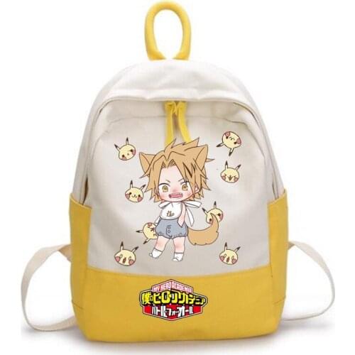 Anime Boku No My Hero Academia Midoriya Izuku Cosplay Backpack Unisex School Bags