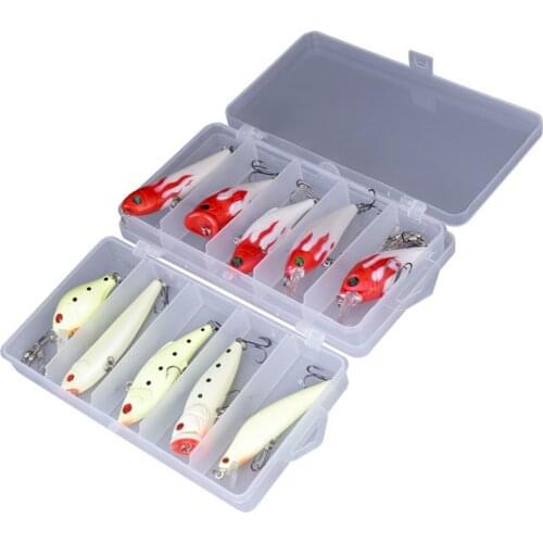 Lure Fishing Artificial Bionic Hard Bait Luminous 7.5-9cm VIB Pencil Crank Popper Mino Accessories Full Water YE0013