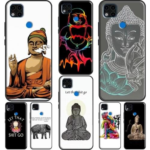 Let That Shit Go Buddha Case For Xiaomi Redmi Note 10 Pro Note 7 8 9 Pro 8T 9S Back Cover For Redmi 9C 9A 9T 7A 8A