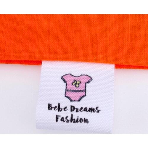 Childrens clothing label, brand label, custom clothing label, cotton tape label, handmade label (MD0034)