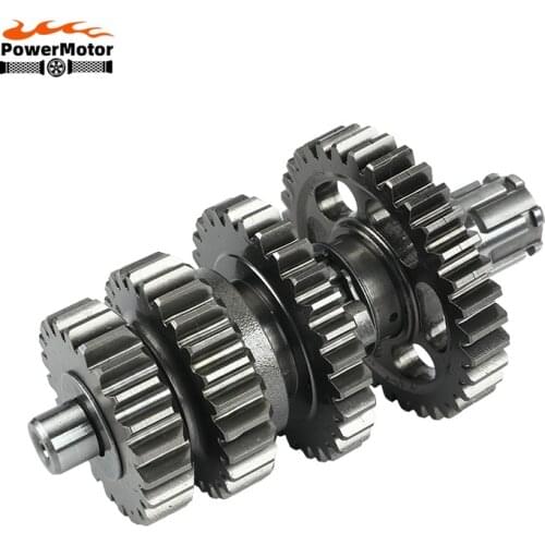 LF125 Transmission Gear Box Counter Shaft kit For lifan 125 125cc 1P52FMI Horizontal Engines Dirt Pit Bikes Parts Engine Parts