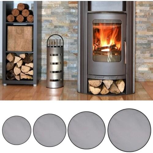 Fire Pit Mat 3 Layer Thickened Fireproof Grill Mat Round 24/32/36/40inch For Home Outdoor Patio Wood Burning Stove Picnic BBQ