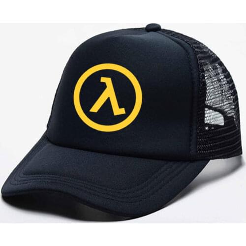 Fashion casual Half Life 2 Game logo print Baseball caps Man Women Parent-child Hats Mesh Visor Outdoor Sun Hat Adjustable Caps