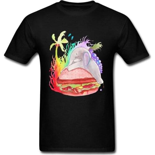 Male O Neck T-Shirt Gift T Shirt 2018 Custom 3D Graphic Print Tee Shirts For Student Food Baby Funny Design Tops/Tees