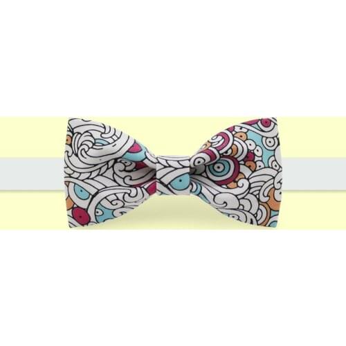 Free shipping 2019new fashion casual mens male Original brand handmade printed bow tie banquet party groom dress painting style