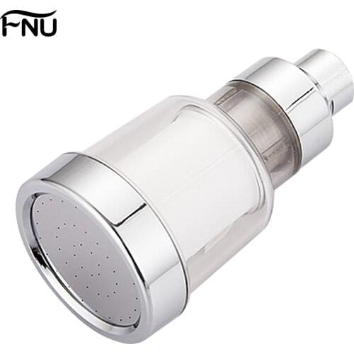 High Pressure Overhead Shower Head Water Filter Boosting Pressure Crystal Shower Bathroom Accessories