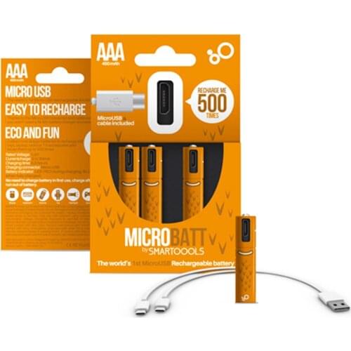 SORVESS 2-4pcs AAA 1.2V Rechargeable NI-MH Battery 450mAh 3A NIMH USB cell Batteries with LED indicator For Toys Shaver