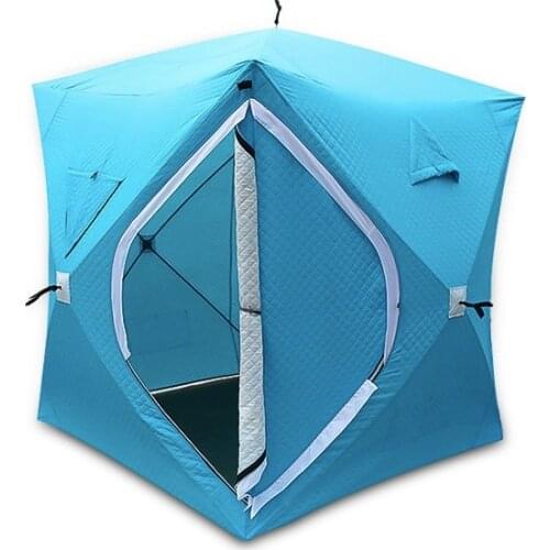 Winter Outdoor Quickfish House Tent Portable Pop Up Ice Fishing Shelfter pop