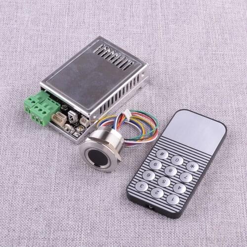 CITALL Car Motorcycle Fingerprint Control Board Module Touch Button Engine Start Kill Lock Kit With Remote