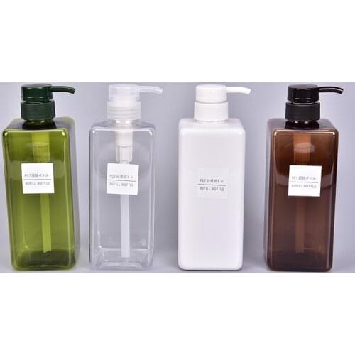 650ml Plastic Empty Pump Dispenser Bottle Shampoo Lotion Shower Gel Bottle