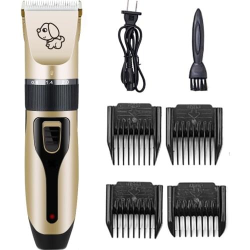 Professional Pet Dog Hair Remover Animal Grooming Rechargeable Dog Hair Trimmer Electrical Haircut Machine Clipper Shaver Hair